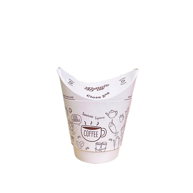 Double Wall Paper Butterfly Cup suppliers