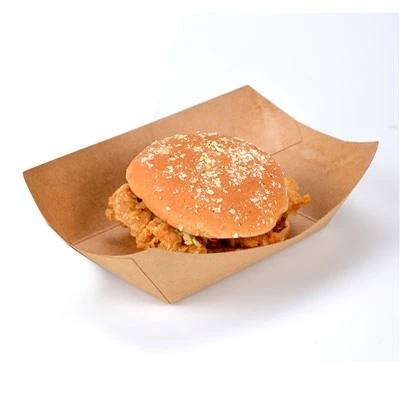 Kraft Paper Food Boat Tray