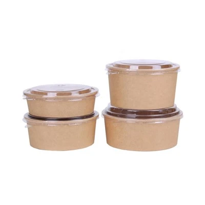 Paper Salad Bowl Round Base